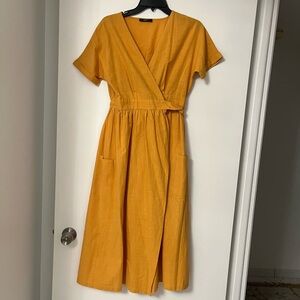 SHEIN Golden Yellow Blouse